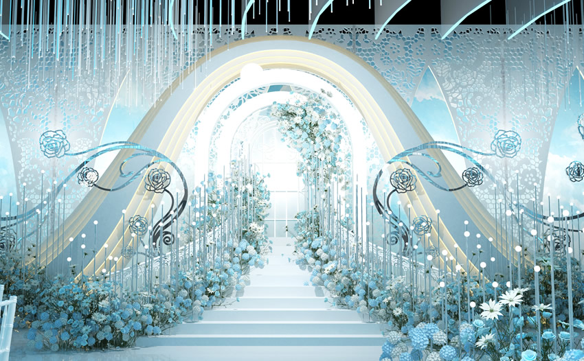 金堂釡香烙馍村水晶厅效果展示